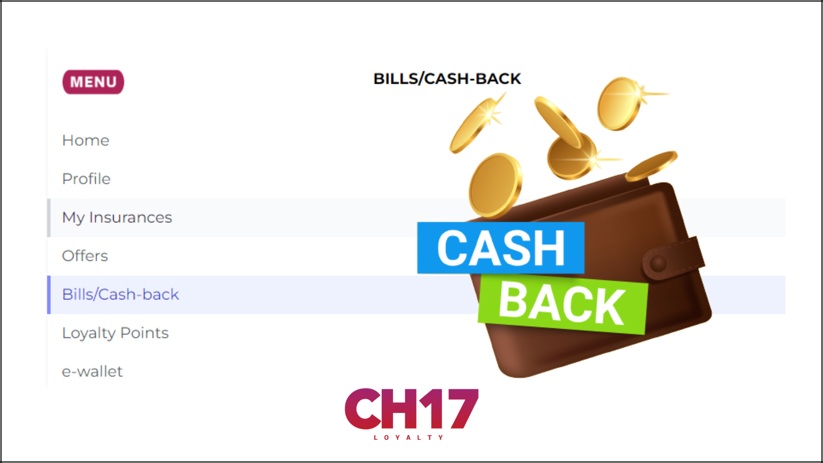 CH17 Loyalty Expands Cash Back Offers to Selected Non-Partner Merchants.